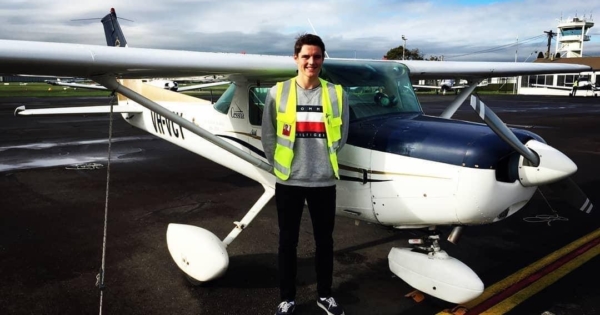 Matthew Merrilees Takes to the Sky!