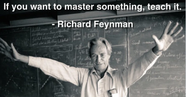 Growing Good Men –  The Feynman Technique